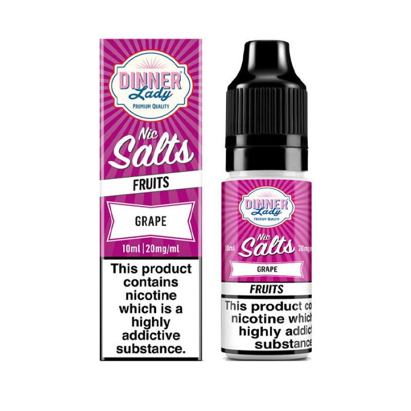 Dinner Lady Grape 10ml Nic Salt E-Liquid