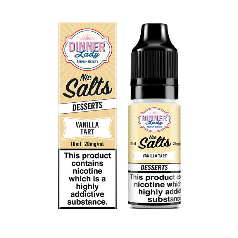 Dinner Lady Vanilla Tart 10ml Nic Salt E-Liquid