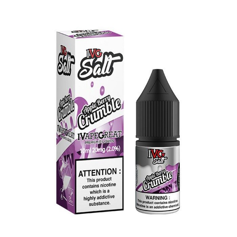 IVG Nic Salt Apple Berry Crumble 10ml E-Liquid