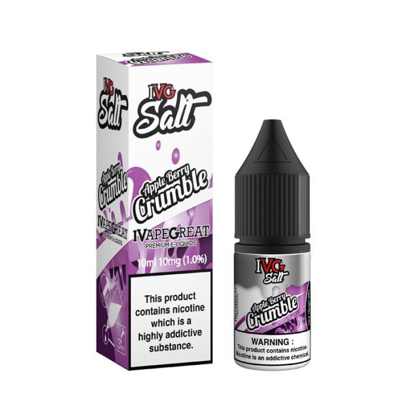 IVG Nic Salt Apple Berry Crumble 10ml E-Liquid