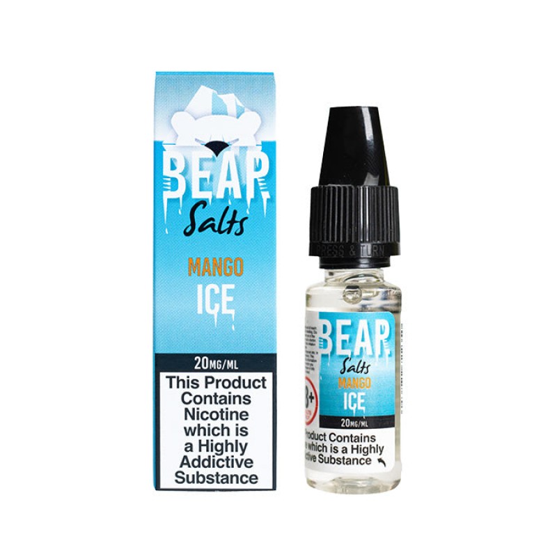 Bear Salts Mango Ice 10ml Nic Salt E-Liquid