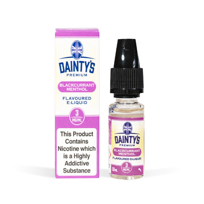 Dainty's Blackcurrant Menthol 10ml E-Liquid