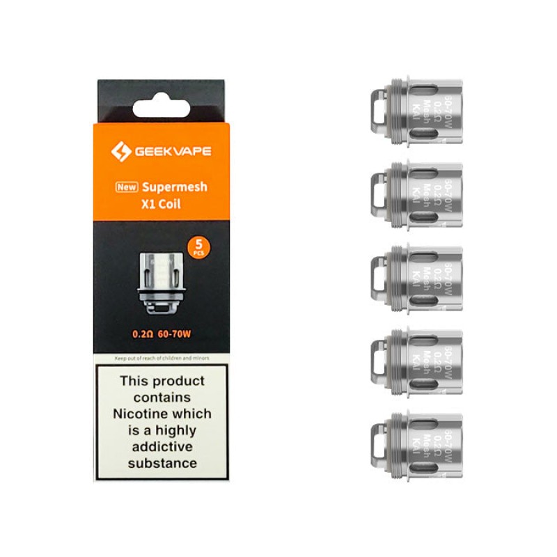 Geekvape Supermesh Replacement Coils | 5 Pack