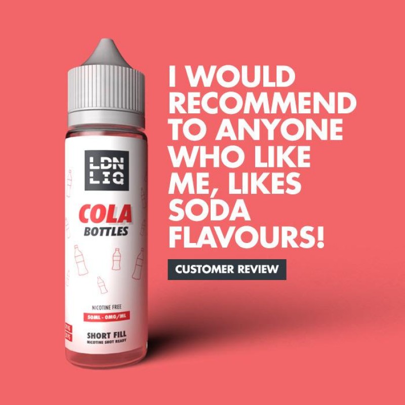 LDN LIQ Cola Bottles 50ml Short Fill E-Liquid