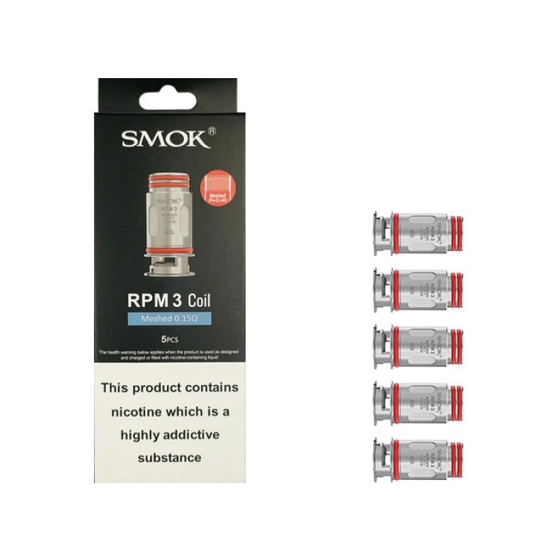 Smok RPM 3 Replacement Coils | 5 Pack