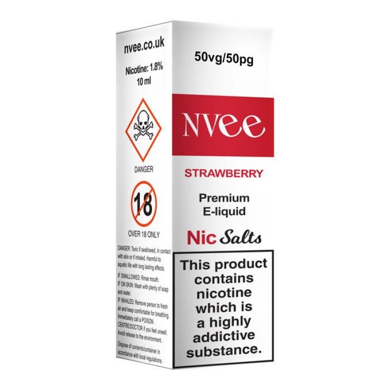 NVee - Strawberry 10ml E-Liquid | FREE DELIVERY