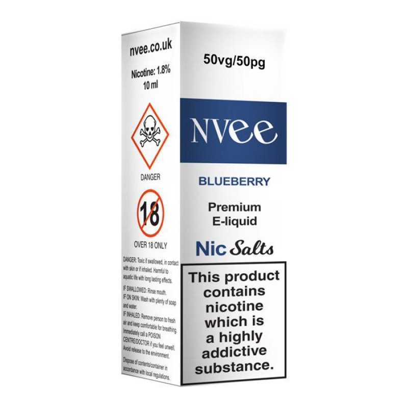 NVee - Blueberry 10ml E-Liquid | FREE DELIVERY