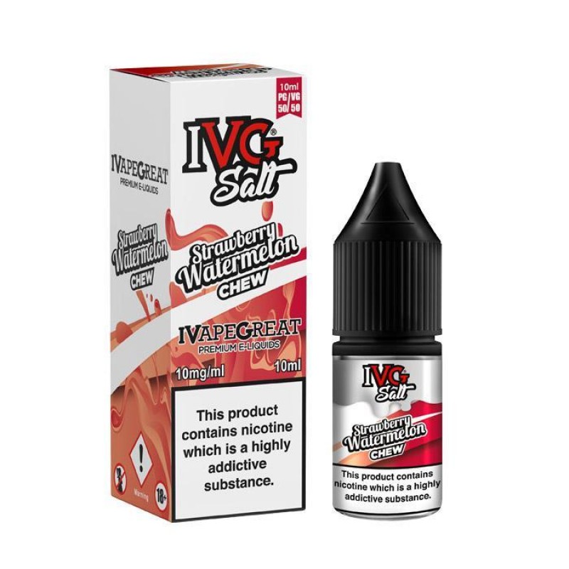 IVG Strawberry Watermelon 10ml Nicotine Salt E-Liq...