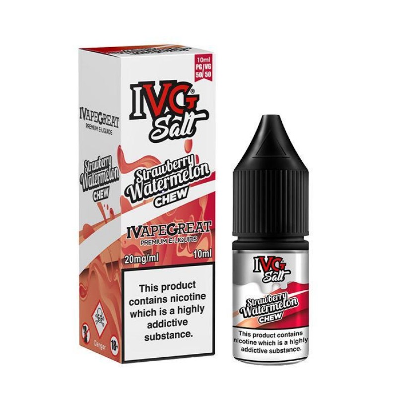 IVG Strawberry Watermelon 10ml Nicotine Salt E-Liquid