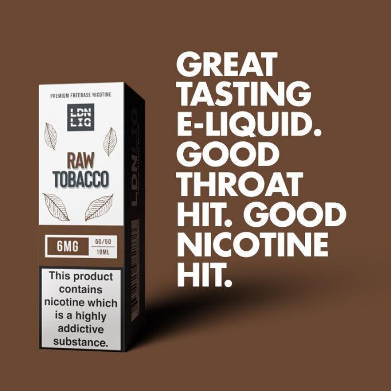 LDN LIQ Raw Tobacco | 10ml E-Liquid