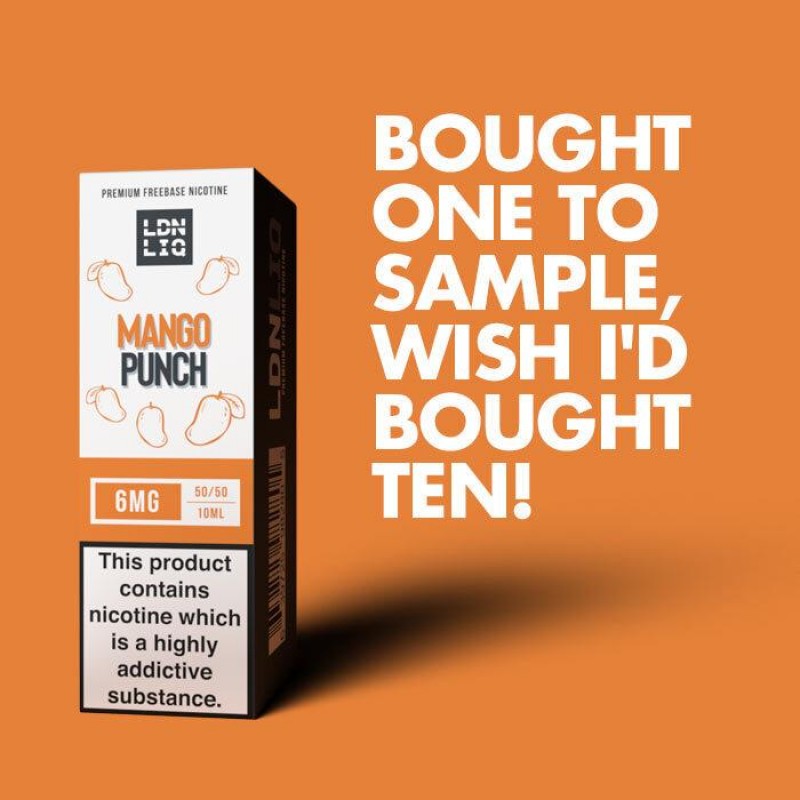 LDN LIQ Mango Punch | 10ml E-Liquid | UK ECOG STORE