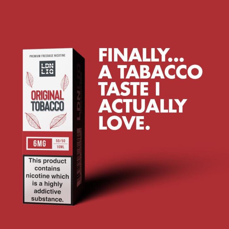 LDN LIQ Original Tobacco | 10ml E-Liquid