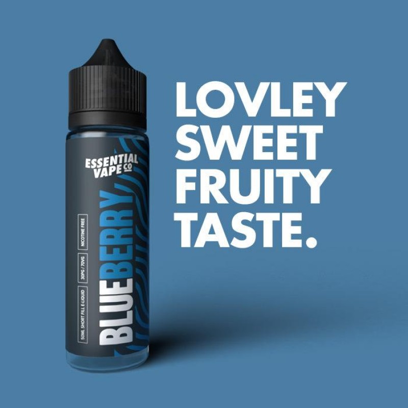 Essential Vape Co Blueberry 50ml Short Fill E-Liquid