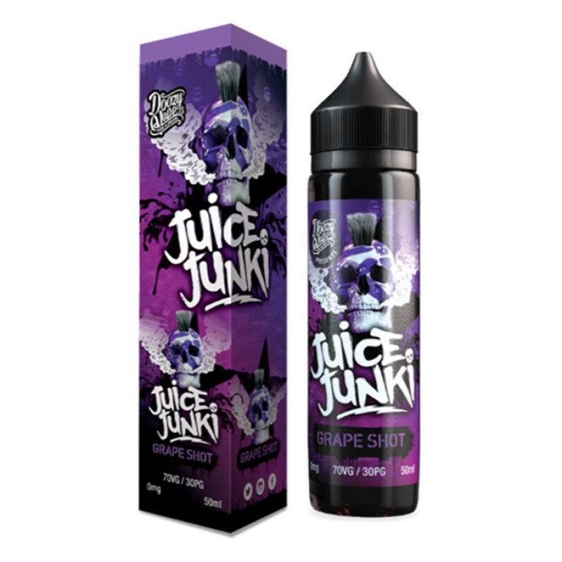 Doozy Vape Juice Junki Grape Shot 50ml Shortfill E...