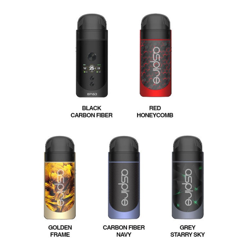 Aspire BP60 Pod Kit - 1400mAh Built in Battery - Free E-Liquid