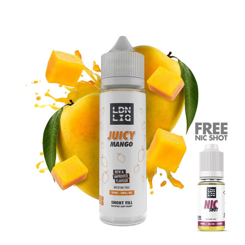 LDN LIQ Juicy Mango 50ml Short Fill E-Liquid