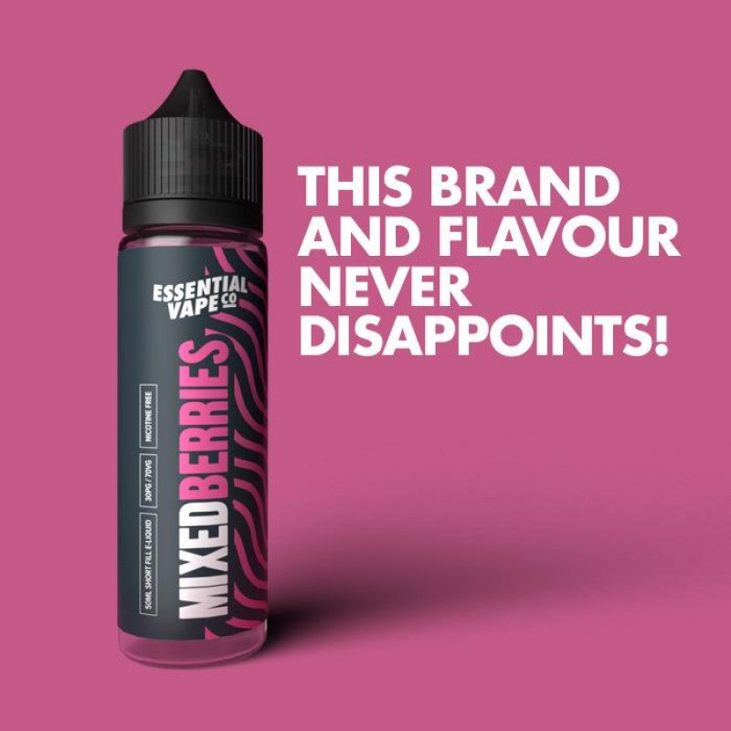 Essential Vape Co Mixed Berries 50ml E-Liquid