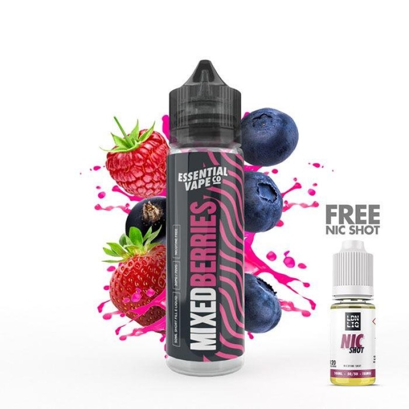 Essential Vape Co Mixed Berries 50ml E-Liquid