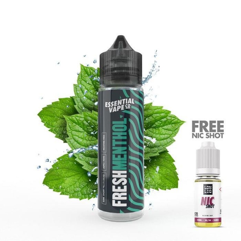 Essential Vape Co Fresh Menthol 50ml E-Liquid