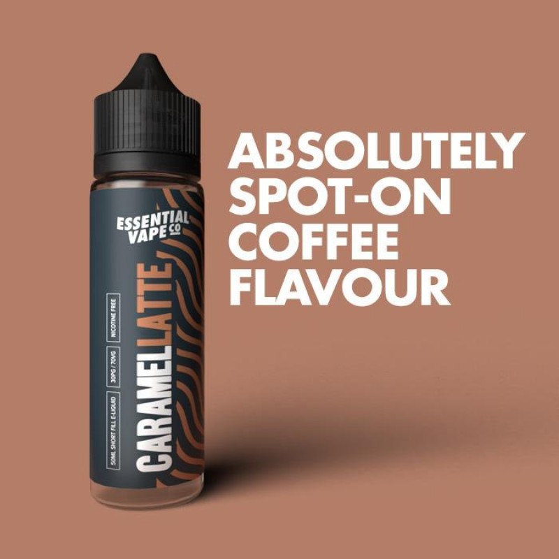 Essential Vape Co Caramel Latte 50ml E-Liquid