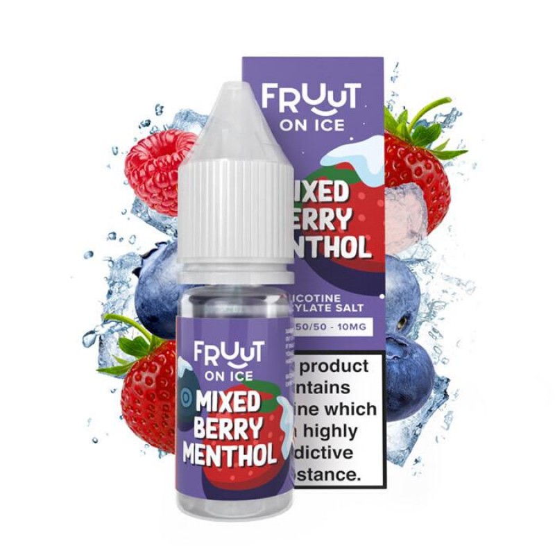 Fruut Salt On Ice Mixed Berry Menthol 10ml Nic Salt