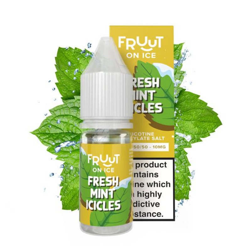 Fruut Salt On Ice Fresh Mint Icicles 10ml Nic Salt