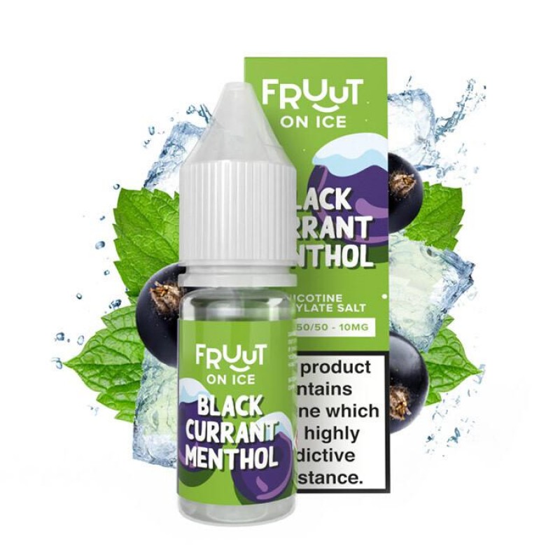 Fruut Salt On Ice Blackcurrant Menthol 10ml Nic Sa...