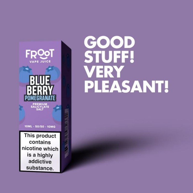 Fruut Salt Blueberry Pomegranate | 10ml Nicotine Salt E-Liquid