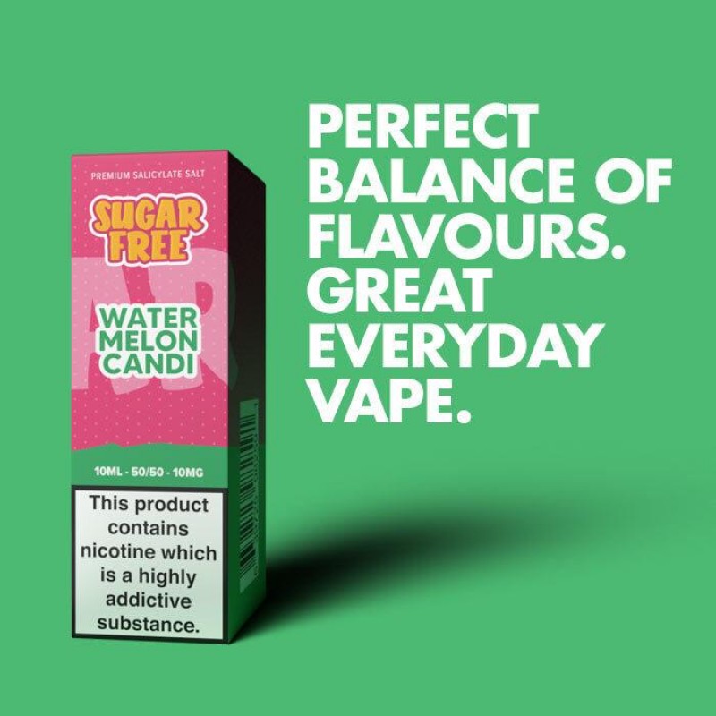 Sugar Free Watermelon Candi | 10ml Nicotine Salt E-Liquid