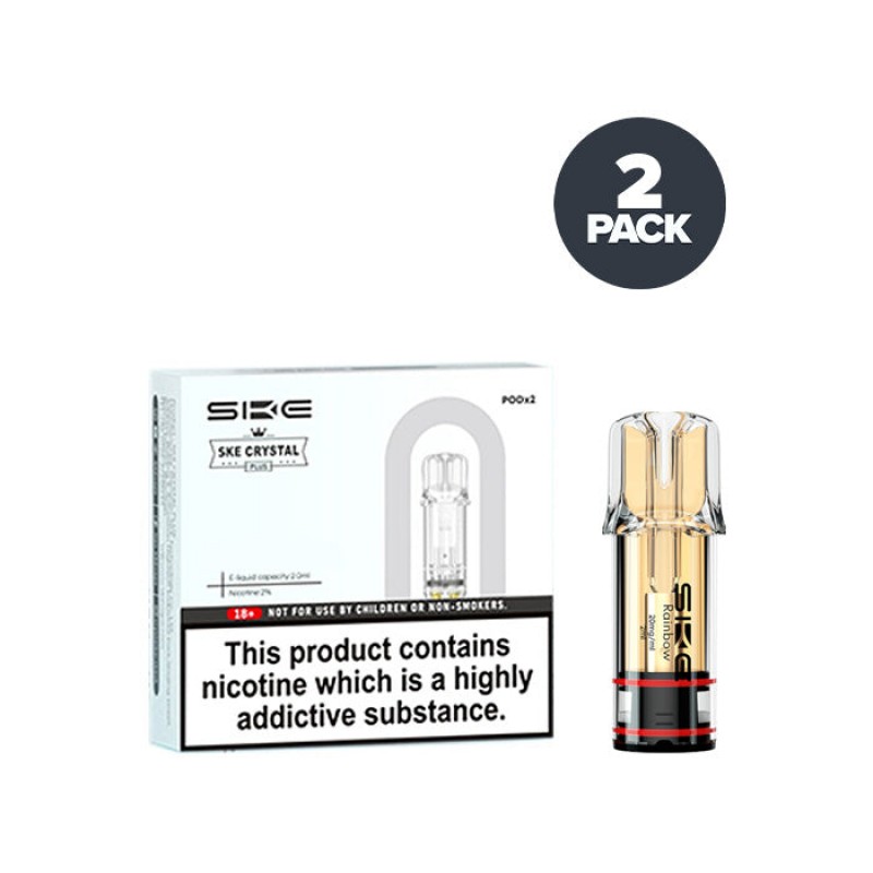 SKE Crystal Plus Pre-filled Replacement Pods | Pack of 2