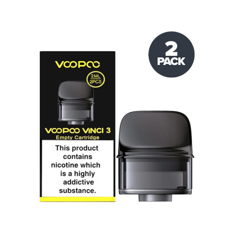 VooPoo Vinci 3 Empty Replacement Pods | UK ECOG STORE