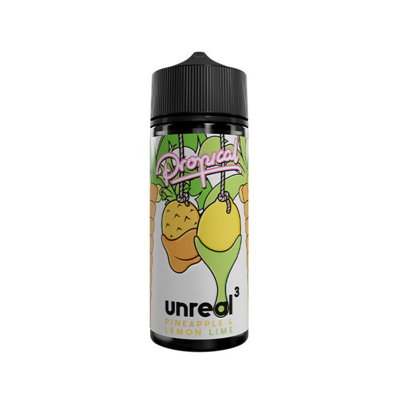 Unreal 3 Propical Pineapple & Lemon Lime 100ml...