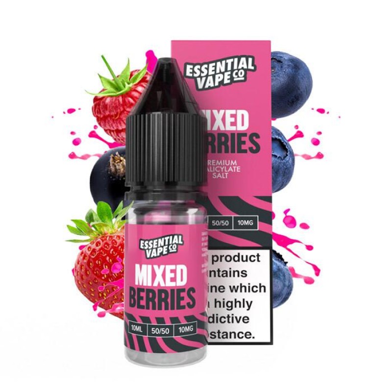 Essential Vape Co Mixed Berries | 10ml Nic Salt E-...