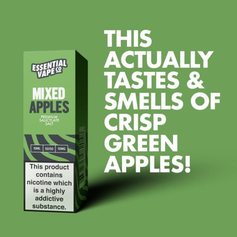 Essential Vape Co Mixed Apples 10ml Nic Salt E-Liquid