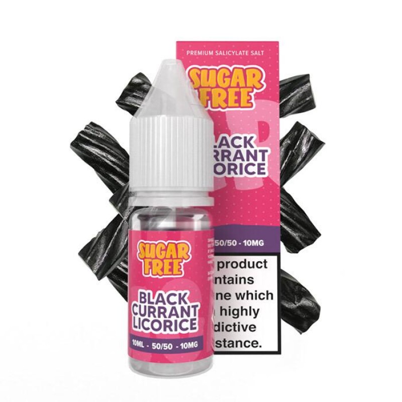 Sugar Free Blackcurrant Licorice | 10ml Nic Salt E...