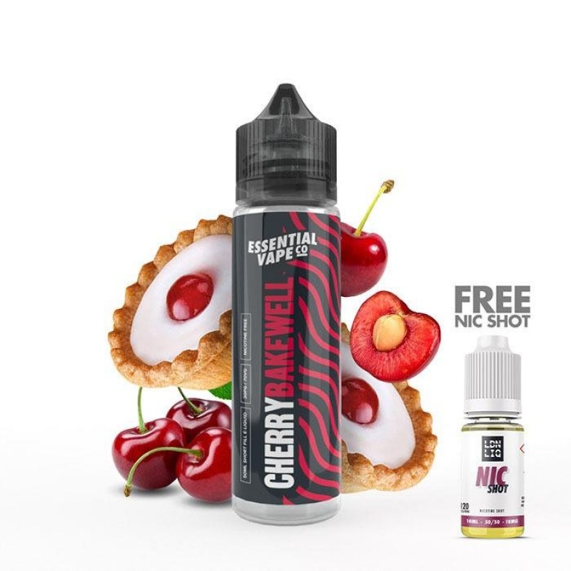 Essential Vape Co Cherry Bakewell 50ml E-Liquid