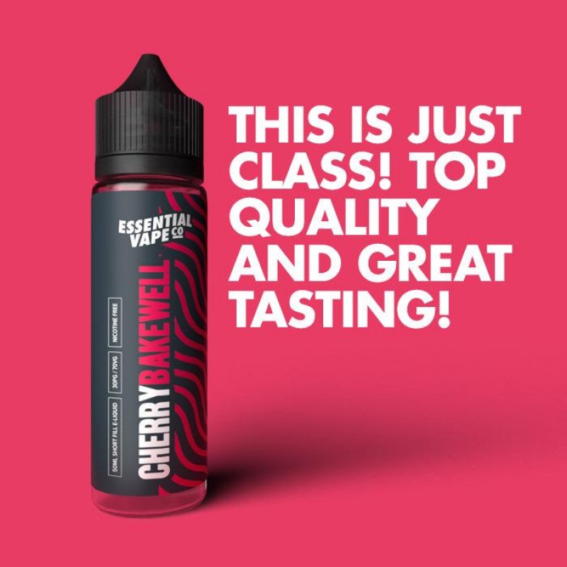 Essential Vape Co Cherry Bakewell 50ml E-Liquid