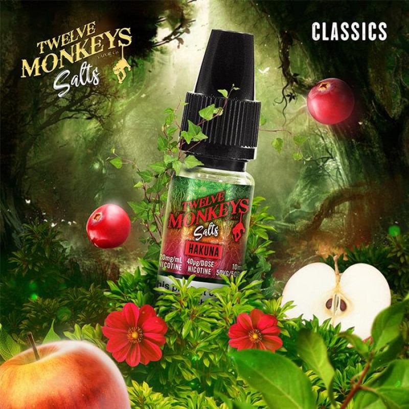 Twelve Monkeys Salts Hakuna | Vape Juice | Next Day Delivery