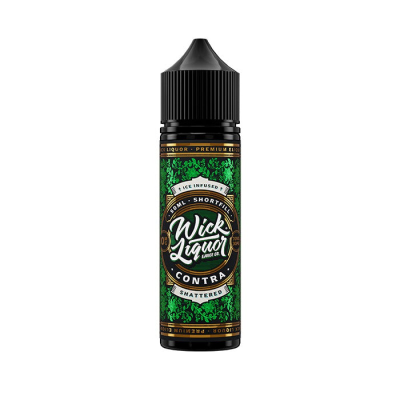 Wick Liquor - Contra Shattered 50ml Shortfill E-Liquid