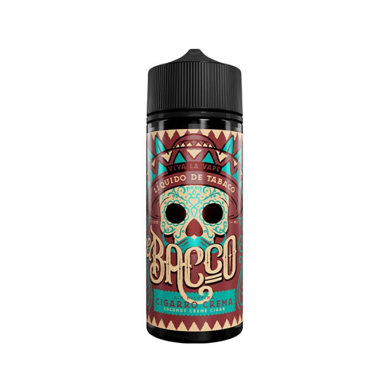 El Bacco Cigarro Crema 100ml Shortfill E-Liquid