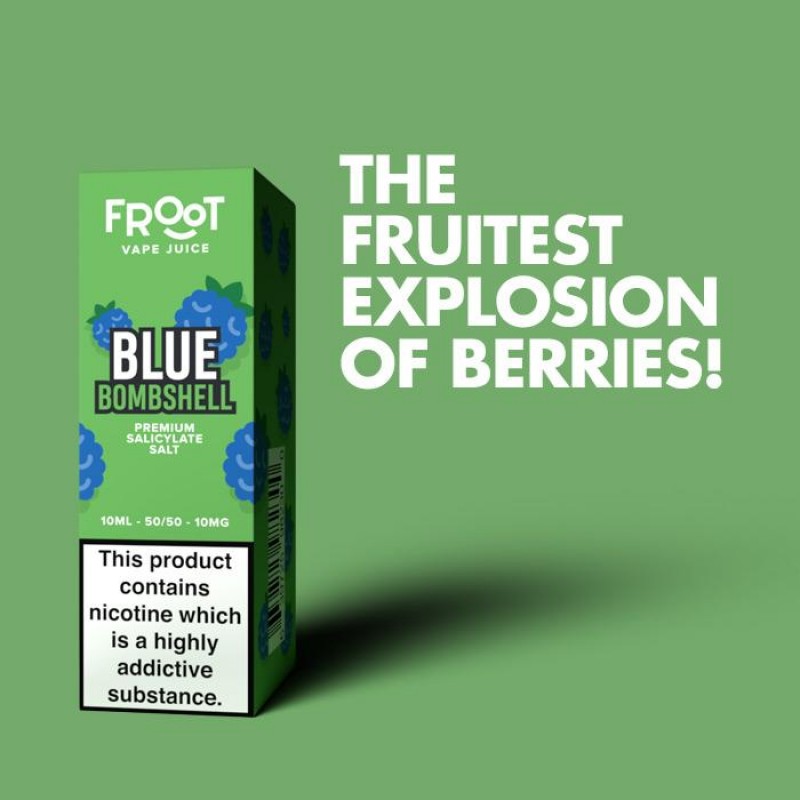 Fruut Salt Blue Bomshell | 10ml Nicotine Salt E-Liquid