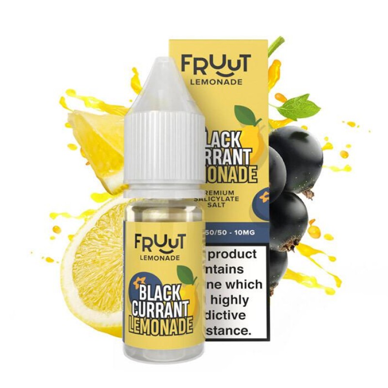 Fruut Lemonade Blackcurrant Lemonade | 10ml Nicotine Salt E-Liquid