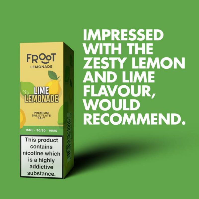 Fruut Lemonade Lime Lemonade | 10ml Nicotine Salt E-Liquid