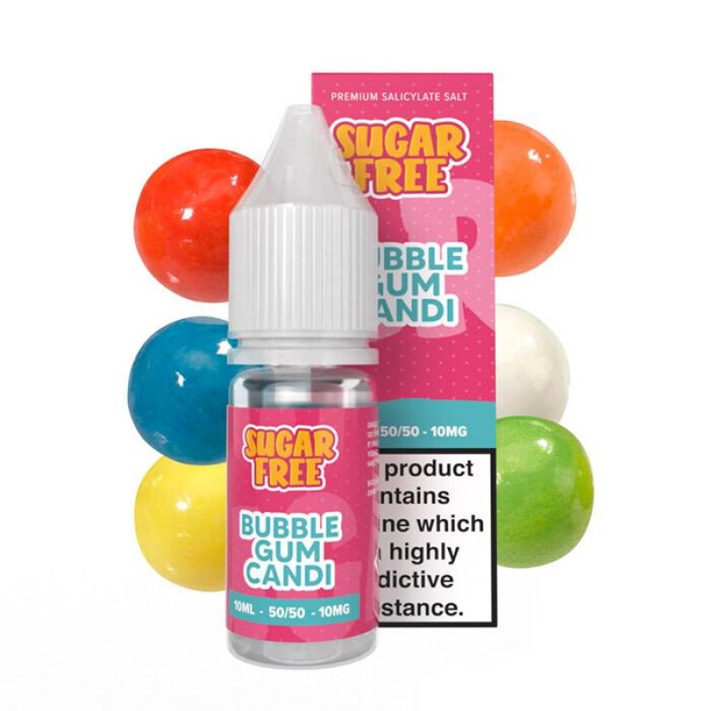 Sugar Free Bubblegum Candi | 10ml Nic Salt E-Liqui...