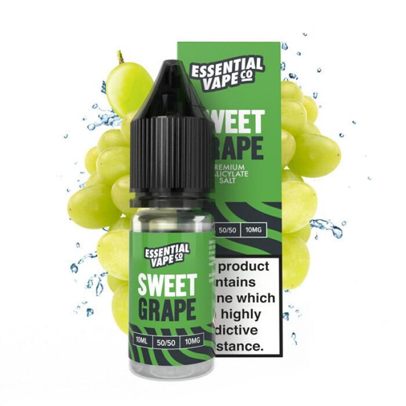 Essential Vape Co Sweet Grape 10ml Nic Salt E-Liquid