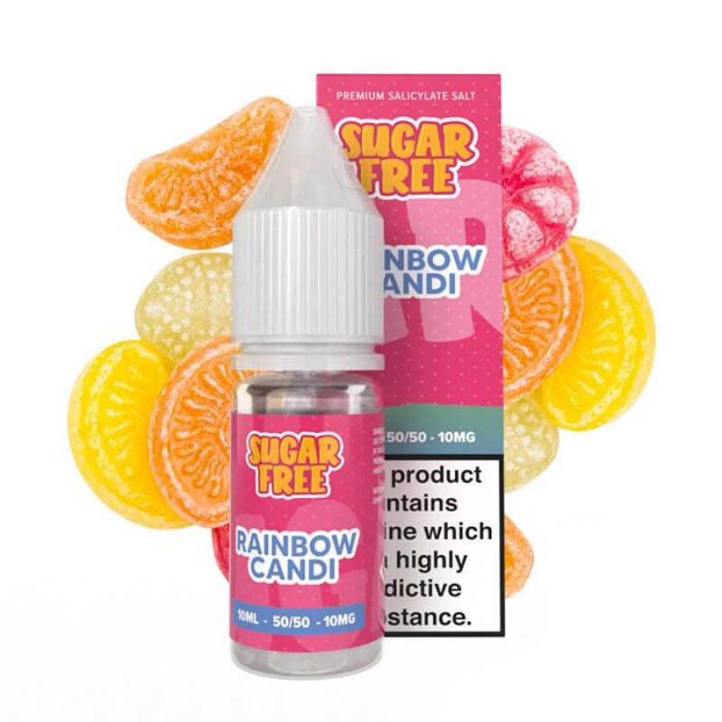 Sugar Free Rainbow Candi | 10ml Nicotine Salt E-Li...