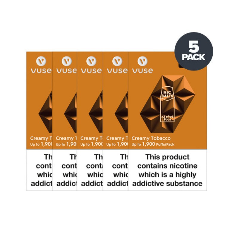 Vuse ePod Pods | 5 Pack | Nic Salts