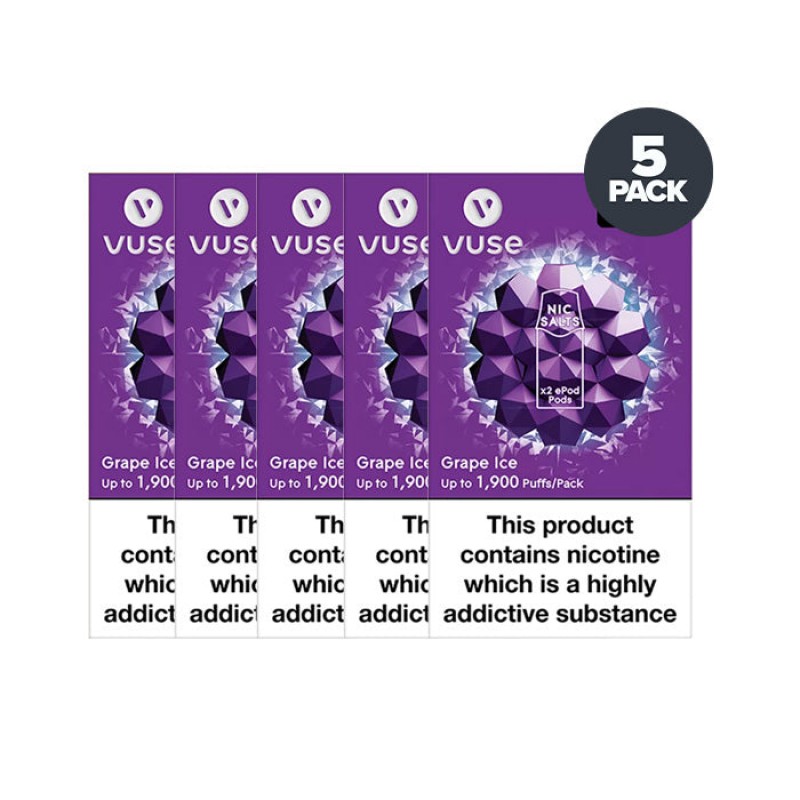 Vuse ePod Pods | 5 Pack | Nic Salts