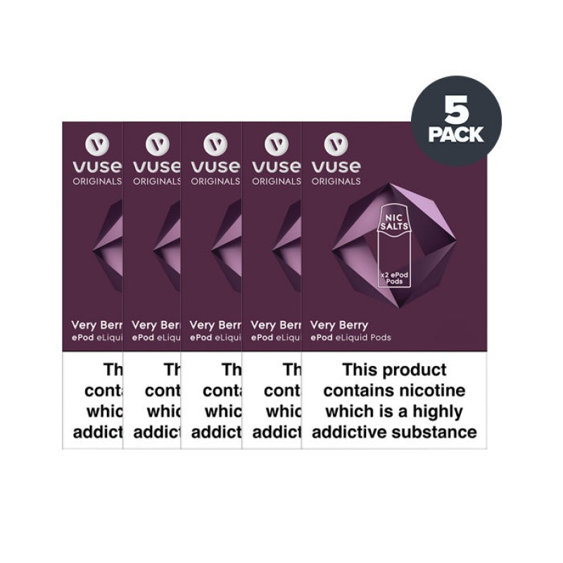 Vuse ePod Pods | 5 Pack | Nic Salts