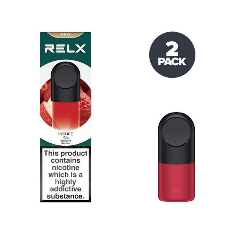 RELX Pod Pro Replacement 2ml Pods x 2 | For Relx Infinity Vape Pod Kit